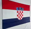 Bandera de Croacia – 1,50 x 1,00 m / 2,50 x 1,50 m – Tela Resistente – Envío Gratis a Todo el País
