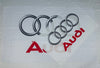 Bandera Audi Blanca – 1,00 x 1,50 m / 1,50 x 2,50 m – ENVÍO GRATIS A TODO EL PAÍS