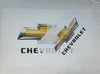 Banderas de Chevrolet (blanca)– 1,50 x 1,00 / 2,50 x 1,50 m – Tela Resistente – Envío Gratis a Todo el País 🇦🇷