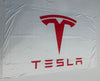Bandera Tesla Blanca Letras Rojas – 1,00 x 1,50 m / 1,50 x 2,50 m – ENVÍO GRATIS A TODO EL PAÍS
