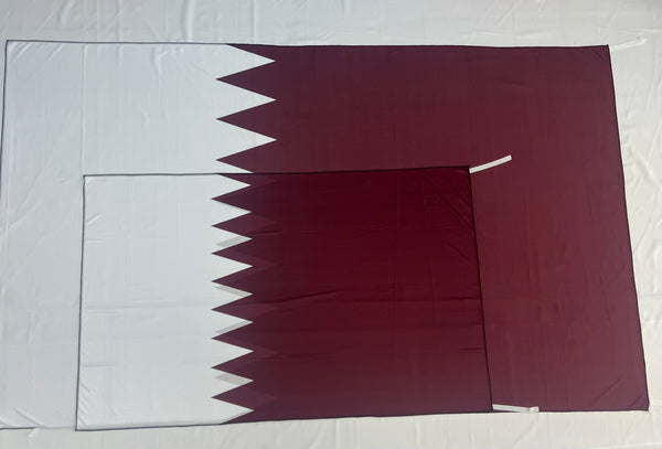 Bandera de catar – 1,50 x 1,00 m / 2,50 x 1,50 m– Tela Resistente – Envío Gratis a Todo el País