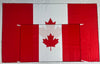 Bandera de Canadá – 1,50 x 1,00 m / 2,50 x 1,50 m – Tela Resistente – Envío Gratis a Todo el País