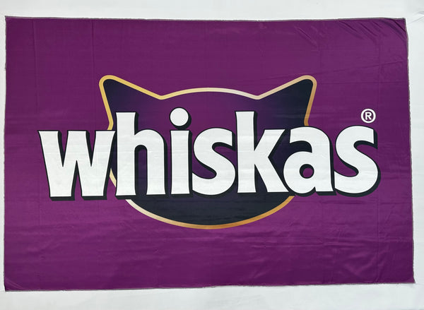 Bandera Whiskas Violeta | 90x60 y 1x1.50