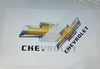 Banderas de Chevrolet (blanca)– 1,50 x 1,00 / 2,50 x 1,50 m – Tela Resistente – Envío Gratis a Todo el País 🇦🇷