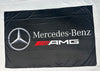 Bandera Mercedes-Benz Negra – 1,00 x 1,50 m / 1,50 x 2,50 m – ENVÍO GRATIS