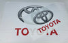 Bandera Toyota Blanca – 1,00 x 1,50 m / 1,50 x 2,50 m – ENVÍO GRATIS A TODO EL PAÍS
