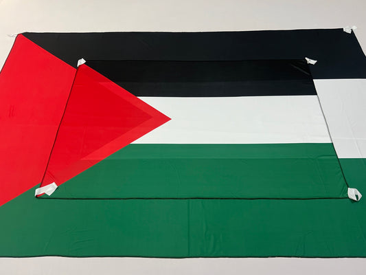 .	Bandera Palestina – 1,50 x 1,00 m / 2,50 x 1,50 m – Tela Resistente – Envío Gratis a Todo el País