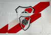 Bandera River Blanca – 1,50 x 1,00 m / 2,50 x 1,50 m – Tela Resistente – Envío Gratis a Todo el País