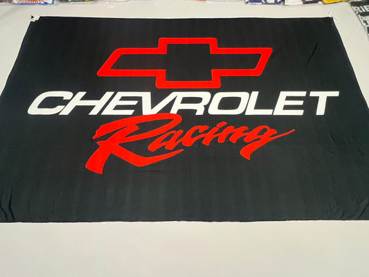 Banderas de Chevrolet Negra – 1,50 x 1,00 m / 2,50 x 1,50 m – Tela Resistente – Envío Gratis a Todo el País 🇦🇷