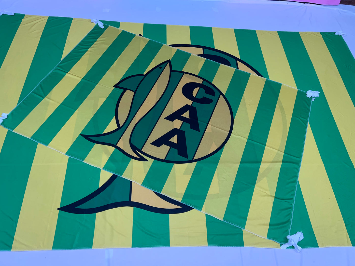 BANDERA DE ALDOSIVI – VERDE Y AMARILLA – ENVÍO GRATIS