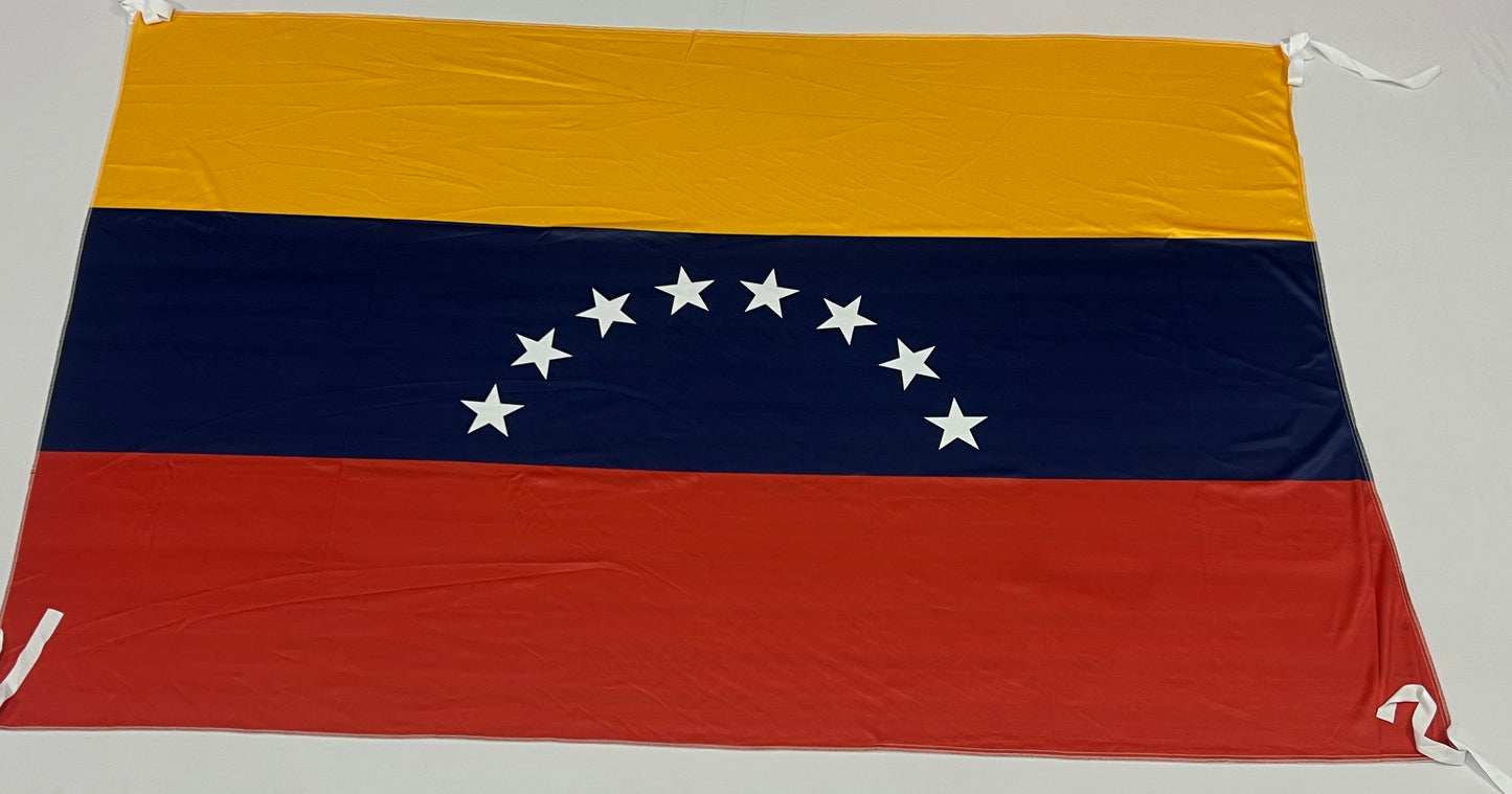 Banderas de Venezuela – 1,50 x 1,00 m / 2,50 x 1,50 m – Tela Resistente – Envío Gratis a Todo el País 🇻🇪