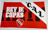 Banderas de independiente Rey de Copas – 1,50 x 1,00 m / 2,50 x 1,50 m – Tela Resistente – Envío Gratis a Todo el País 🇦🇷