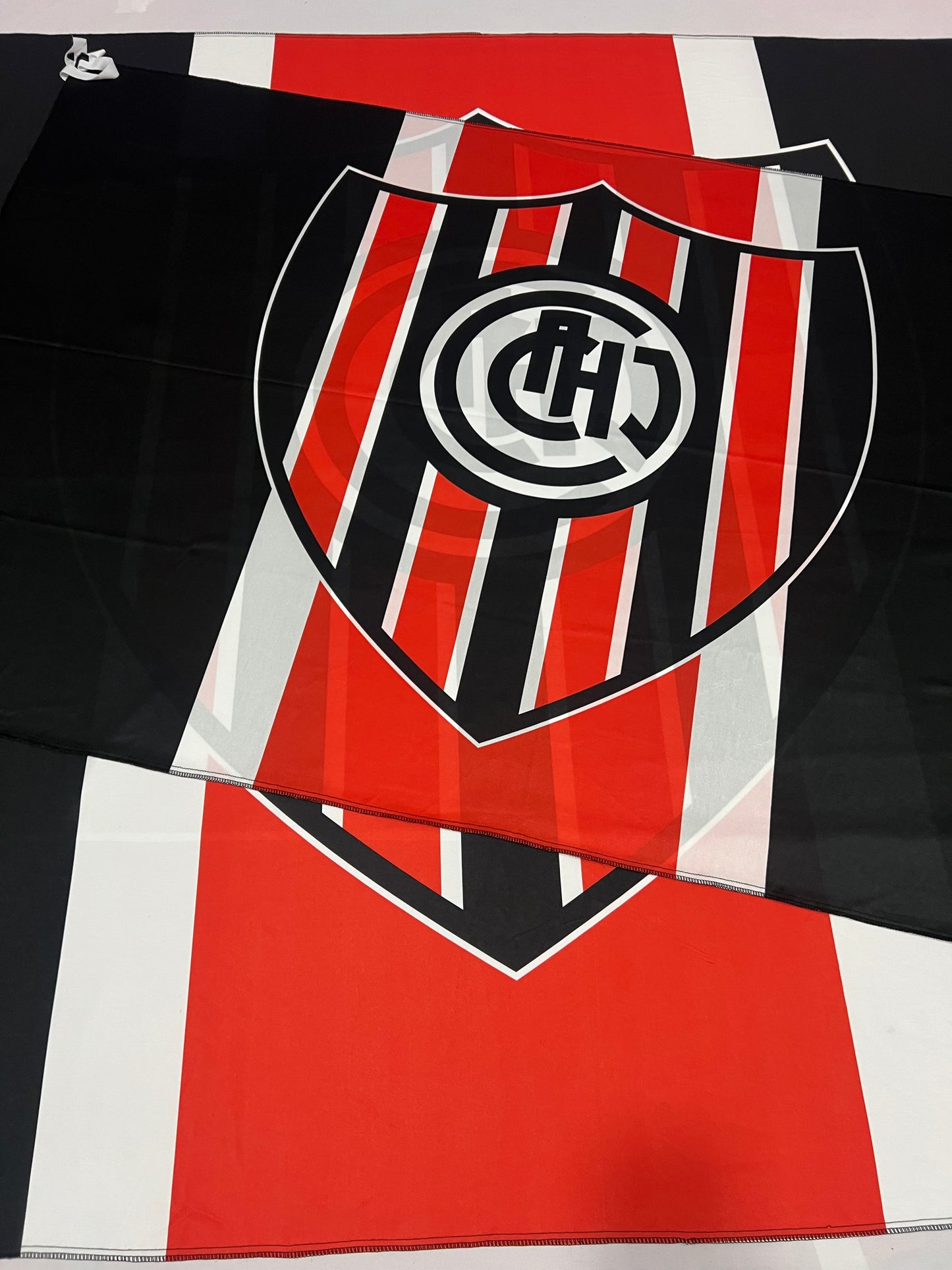 Bandera de Chacarita 🟥⬛⬜Pasión Funebrera – Envío Gratis