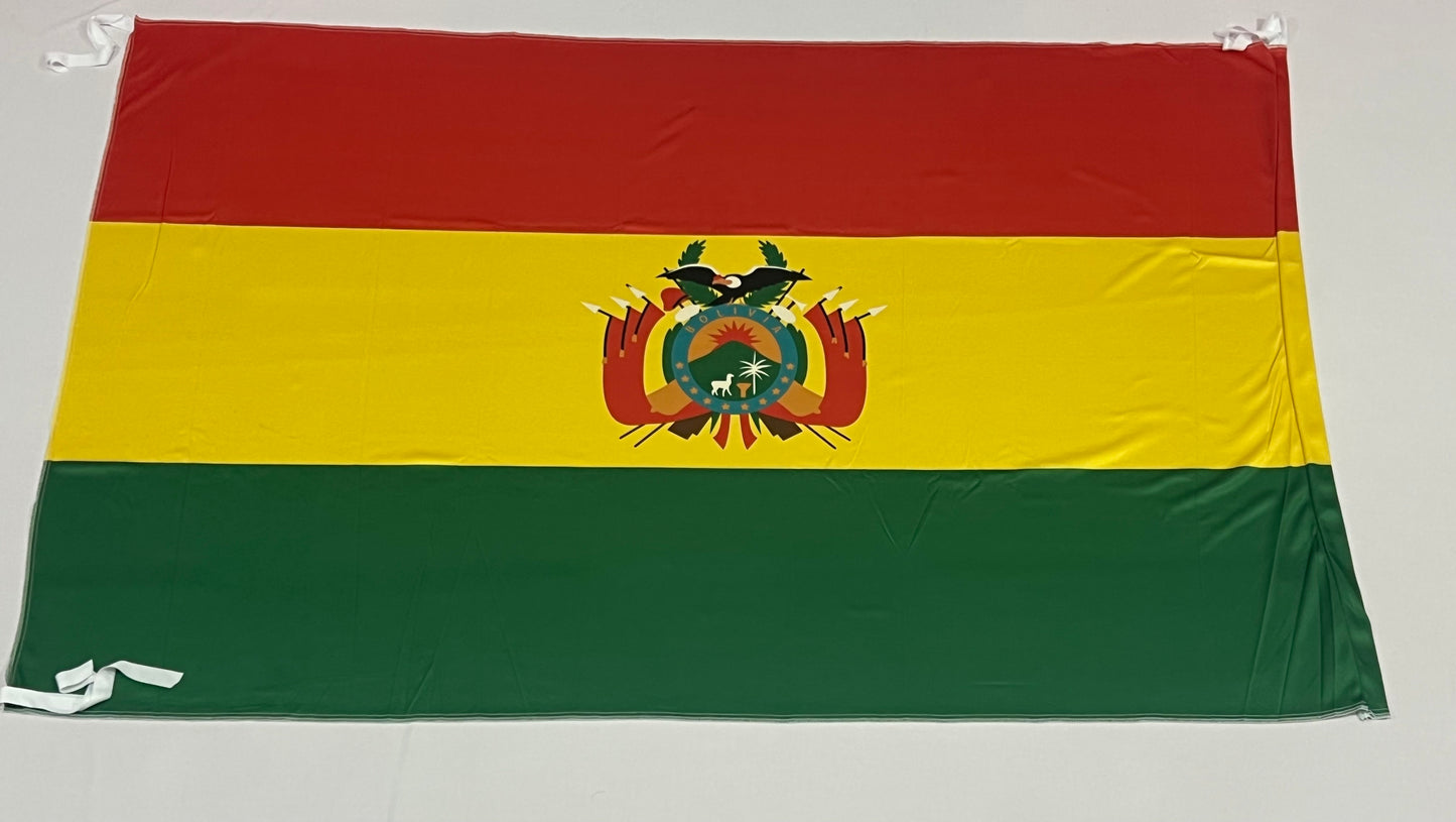 Banderas de Bolivia – 1,50 x 1,00 m / 2,50 x 1,50 m – Tela Resistente – Envío Gratis a Todo el País 🇧🇴