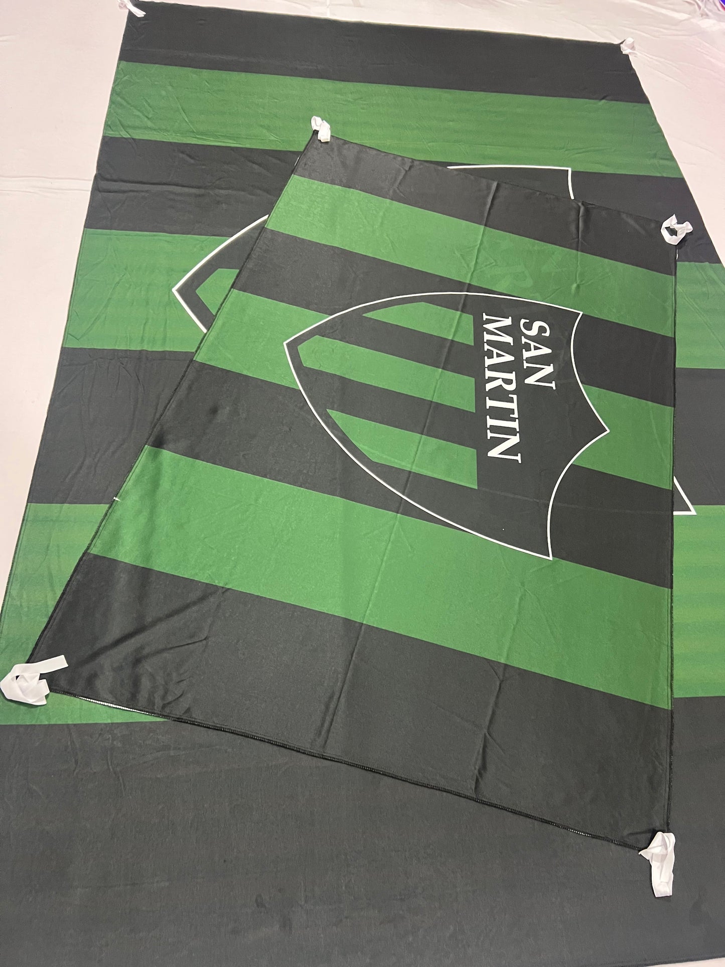 BANDERA DE SAN MARTÍN DE SAN JUAN – VERDE Y NEGRA – ORGULLO Y PASIÓN – ENVÍO GRATIS