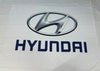 Bandera Hyundai Blanca – 1,00 x 1,50 m / 1,50 x 2,50 m – ENVÍO GRATIS