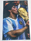Bandera Maradona Copa Mundo 90x60 y 1x1.50
