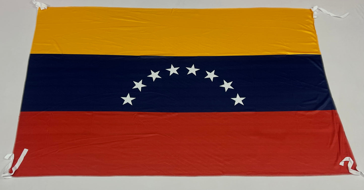 Banderas de Venezuela – 1,50 x 1,00 m / 2,50 x 1,50 m – Tela Resistente – Envío Gratis a Todo el País 🇻🇪
