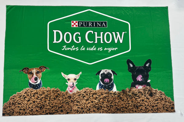 Bandera Dog Chow Perros | 90x60 y 1x1.50
