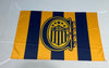 Bandera Rosario Central – 1,50 x 1,00 m / 2,50 x 1,50 m – Tela Resistente – Envío Gratis a Todo el País