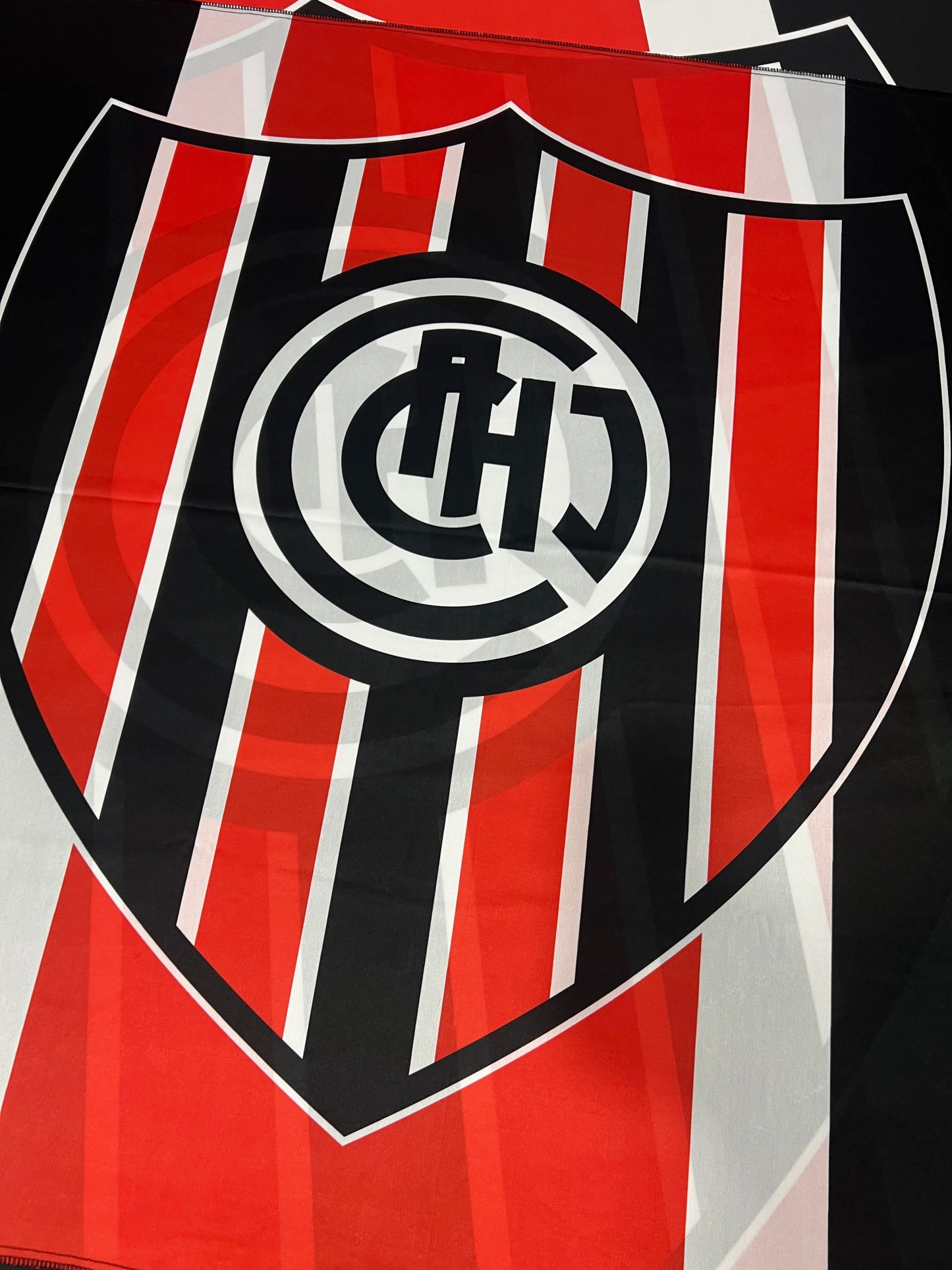 Bandera de Chacarita 🟥⬛⬜Pasión Funebrera – Envío Gratis