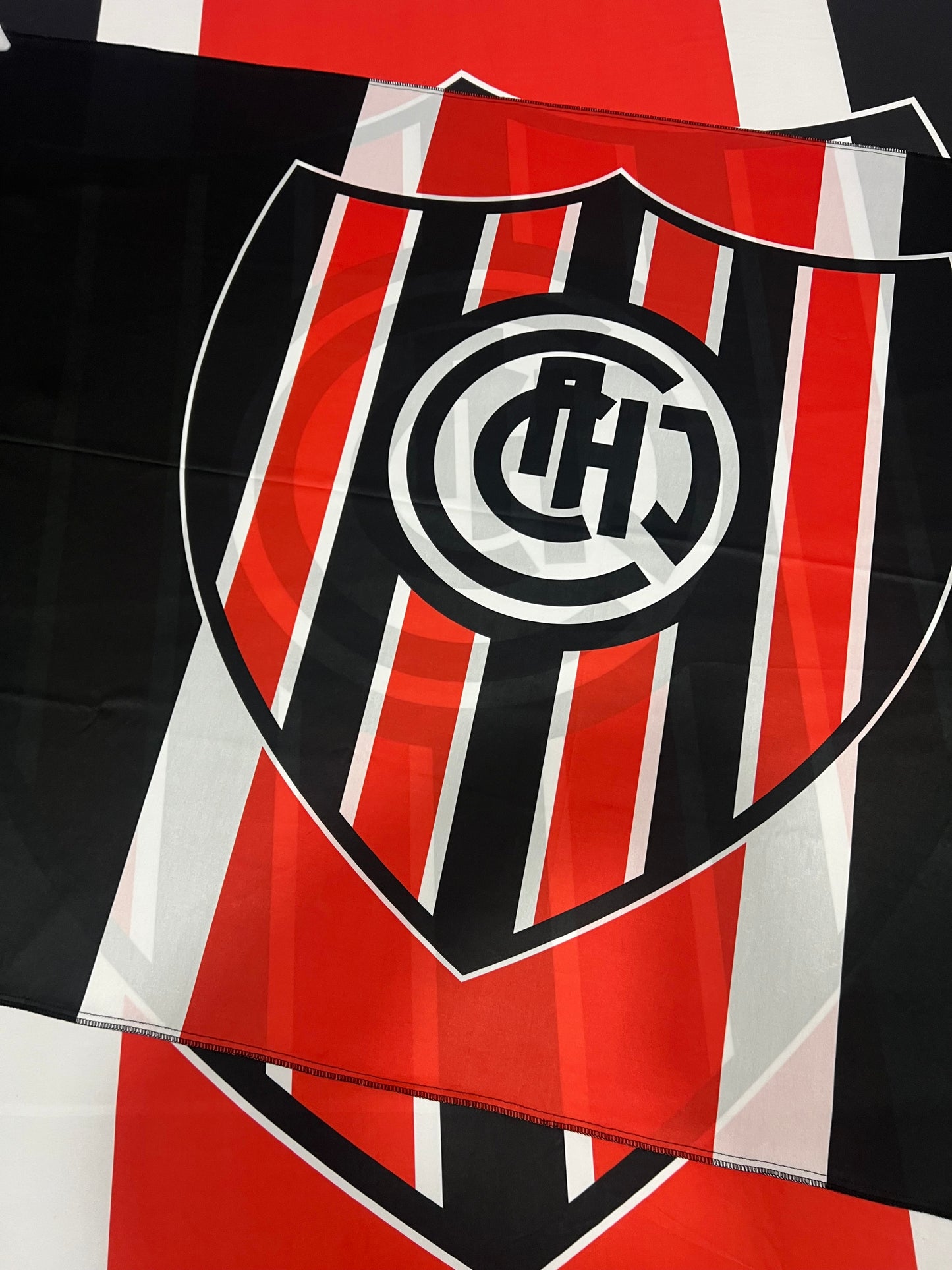 Bandera de Chacarita 🟥⬛⬜Pasión Funebrera – Envío Gratis