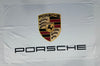 Bandera Porsche Blanca – 1,00 x 1,50 m / 1,50 x 2,50 m – ENVÍO GRATIS A TODO EL PAÍS