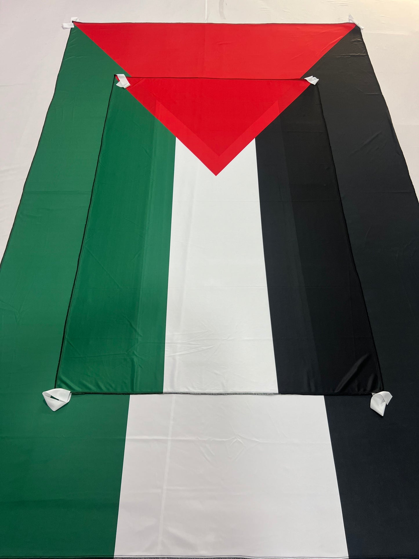 .	Bandera Palestina – 1,50 x 1,00 m / 2,50 x 1,50 m – Tela Resistente – Envío Gratis a Todo el País