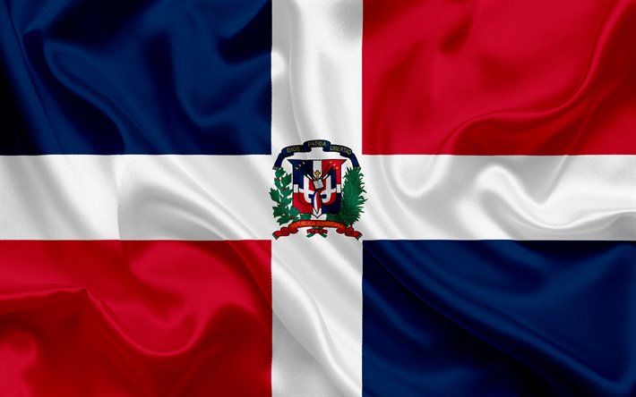 BANDERA DE REPUBLICA DOMINICANA