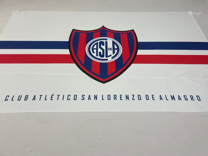 Bandera San Lorenzo – 1,50 x 1,00 m / 2,50 x 1,50 m – Tela Resistente – Envío Gratis a Todo el País