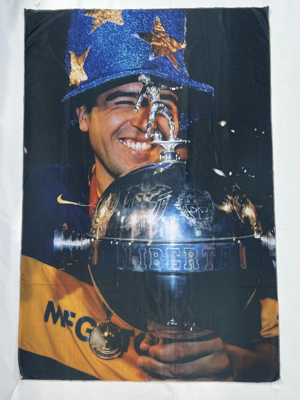 Bandera Riquelme Libertadores 90x60 y 1x1.50