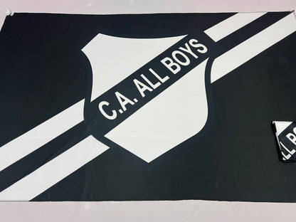 Banderas de All Boys – 1,50 x 1,00 m / 2,50 x 1,50 m – Tela Resistente – Envío Gratis a Todo el País 🇦🇷