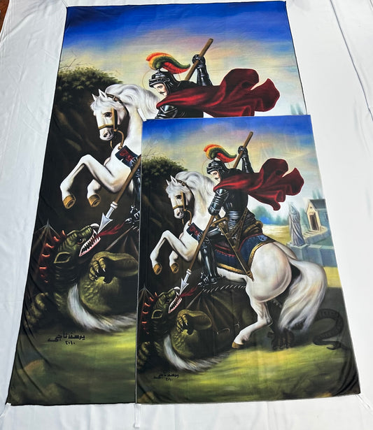 Bandera San Jorge – 1,00 x 1,50 m / 1,50 x 2,50 m – ENVÍO GRATIS A TODO EL PAÍS