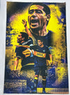 Bandera Riquelme Azul Boca 90x60 y 1x1.50