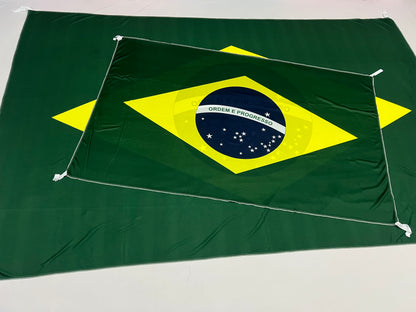 Banderas de Brasil – 1,50 x 1,00 m / 2,50 x 1,50 m – Tela Resistente – Envío Gratis a Todo el País 🇧🇷