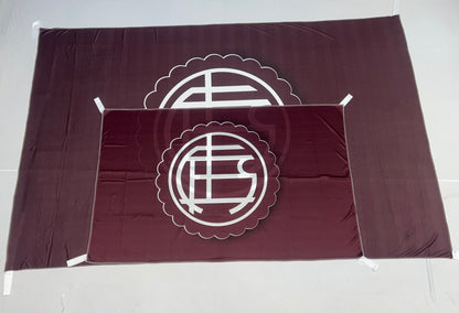 Bandera Lanús – 1,50 x 1,00 m / 2,50 x 1,50 m – Tela Resistente – Envío Gratis a Todo el País