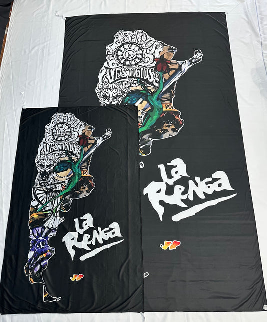 Bandera La Renga – Modelo 4  – 1,00 x 1,50 m / 1,50 x 2,50 m – ENVÍO GRATIS A TODO EL PAÍS