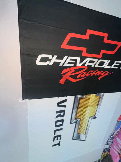BANDERA CHEVROLET PERSONALIZADA – NEGRA O BLANCA – ENVÍO GRATIS