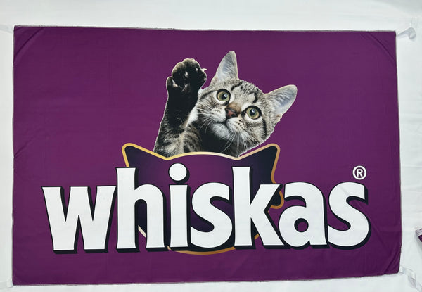 Bandera Whiskas Gatito | 90x60 y 1x1.50