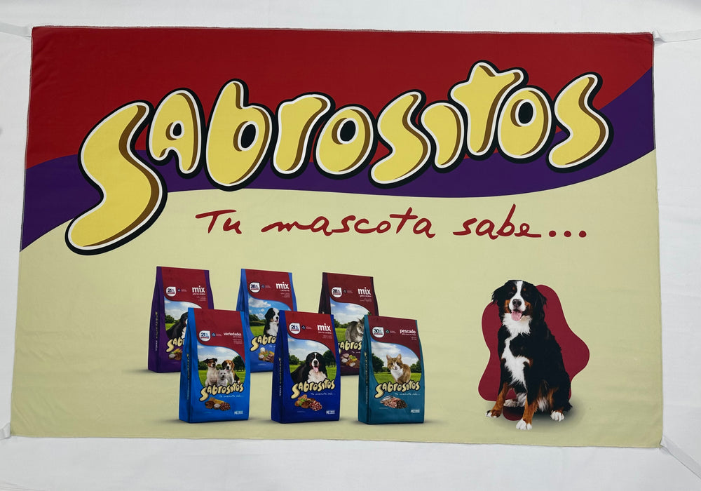 Bandera Sabrositos Multicolor | 90x60 y 1x1.50