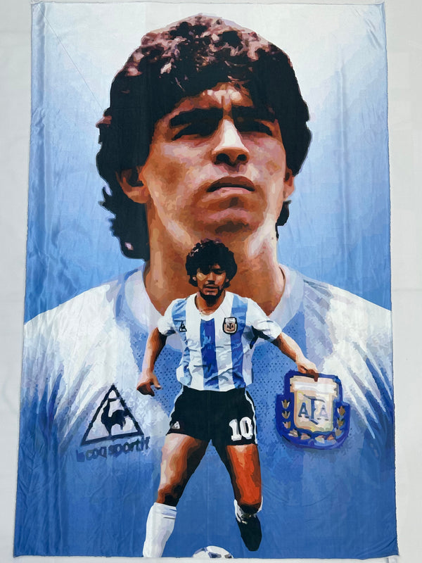 Bandera Diego celeste  Campeones 90x60 y 1x1.50