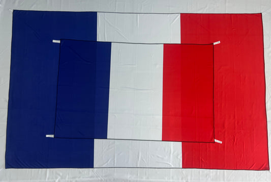 Bandera de Francia  – 1,50 x 1,00 m / 2,50 x 1,50 m – Tela Resistente – Envío Gratis a Todo el País