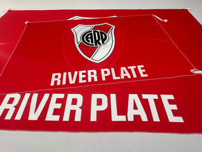 Bandera River (Roja) – 1,50 x 1,00 m / 2,50 x 1,50 m – Tela Resistente – Envío Gratis a Todo el País