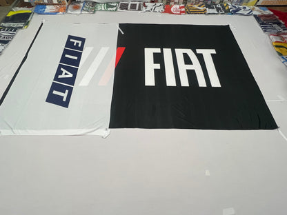 BANDERA FIAT – NEGRA O BLANCA – DOS COLORES DISPONIBLES – ENVÍO GRATIS