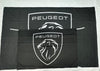Bandera Peugeot Negra – 1,00 x 1,50 m / 1,50 x 2,50 m – ENVÍO GRATIS A TODO EL PAÍS