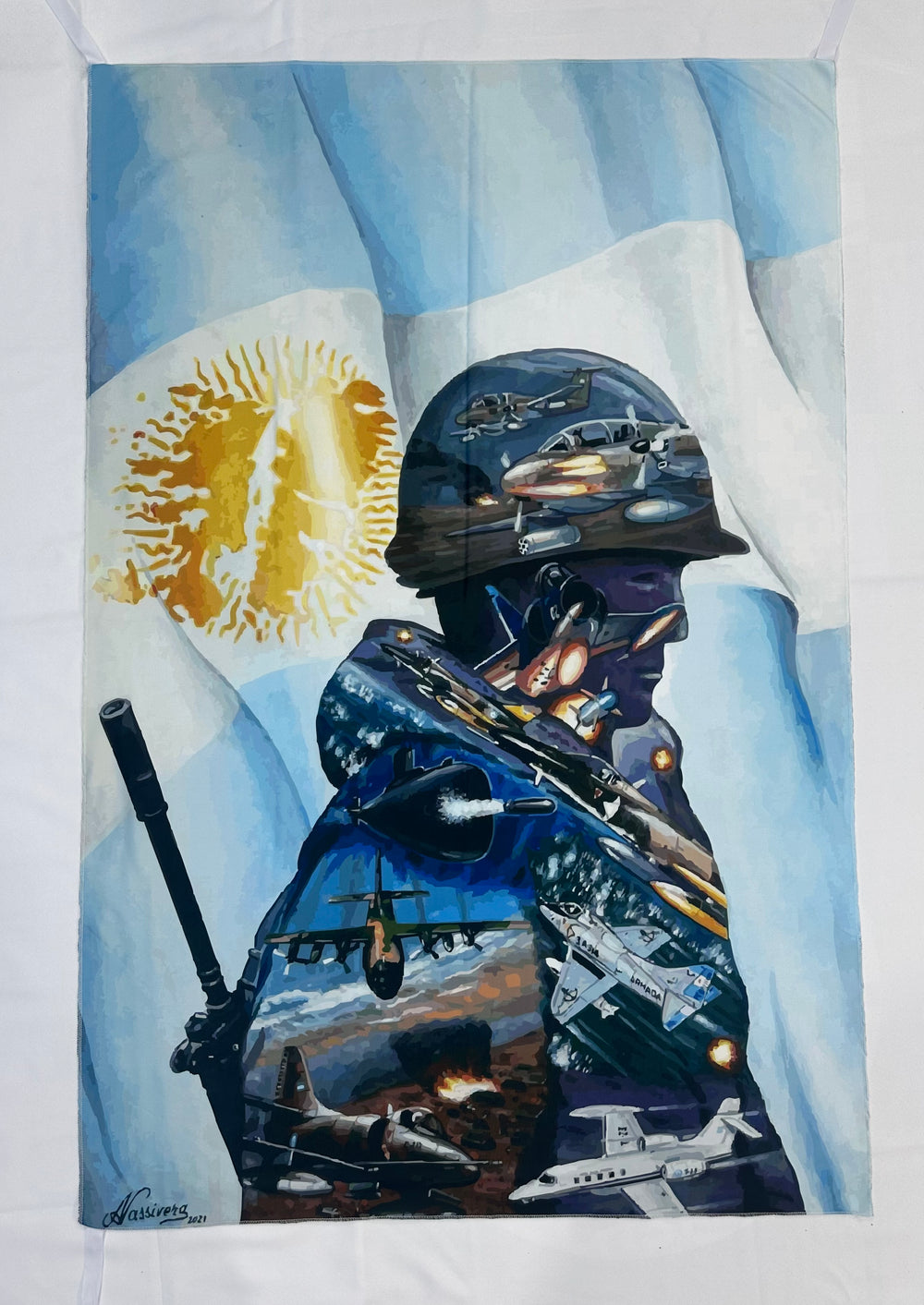 Bandera Malvinas Argentinas modelo 6 | 90x60 y 1x1.50
