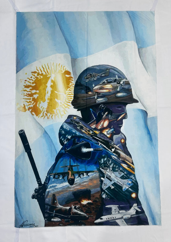 Bandera Malvinas Argentinas modelo 6 | 90x60 y 1x1.50
