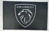 Bandera Peugeot Negra – 1,00 x 1,50 m / 1,50 x 2,50 m – ENVÍO GRATIS A TODO EL PAÍS