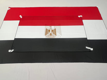Bandera Egipto – 1,50 x 1,00 m / 2,50 x 1,50 m – Tela Resistente – Envío Gratis a Todo el País