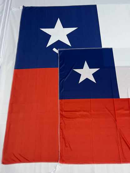 Banderas de Chile – 1,50 x 1,00 m / 2,50 x 1,50 m – Tela Resistente – Envío Gratis a Todo el País 🇨🇱